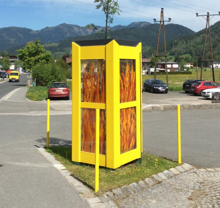 Telefonhäuschen "Zellteilung" 