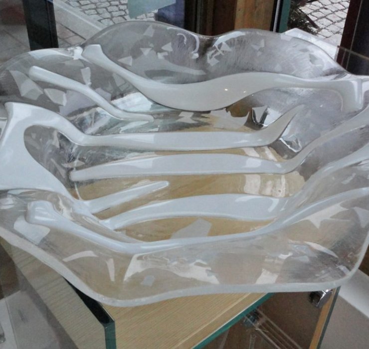 Glasschale