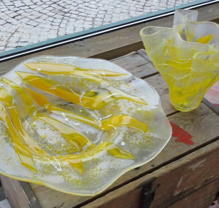 Glasschale
