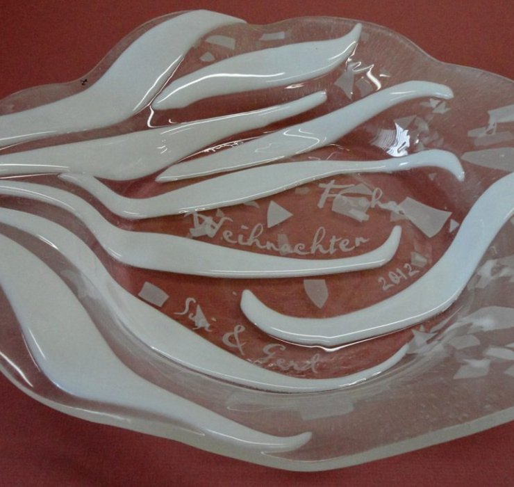 Glasschale