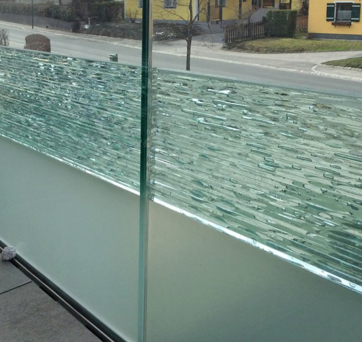 Glasgeländer Außenbereich