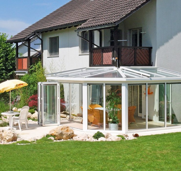 Glaswände Wintergarten