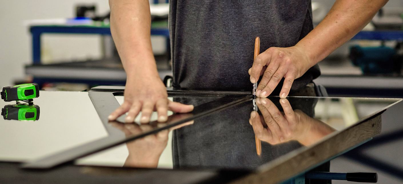 Hochwertige Glasverarbeitung