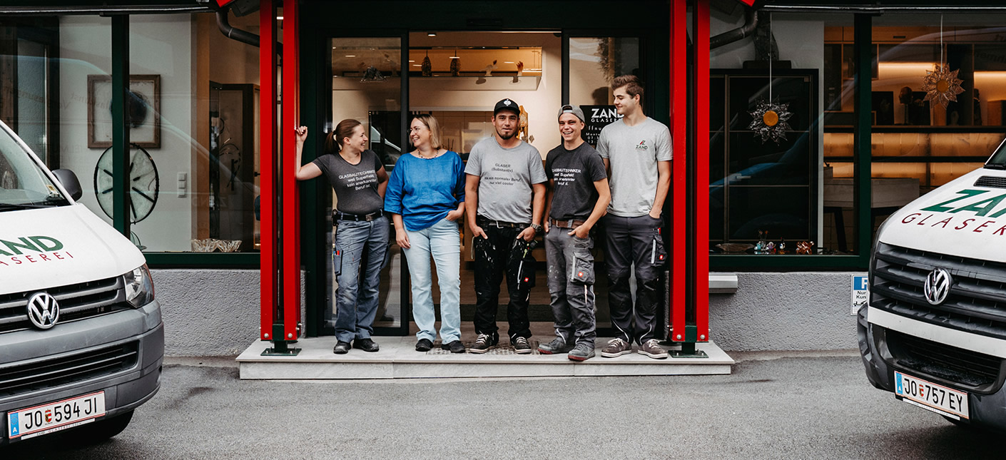 Team Glaserei Zand in Eben im Pongau