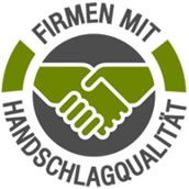 Ausgzeichnet durch Firmen mit Handschlagqualität